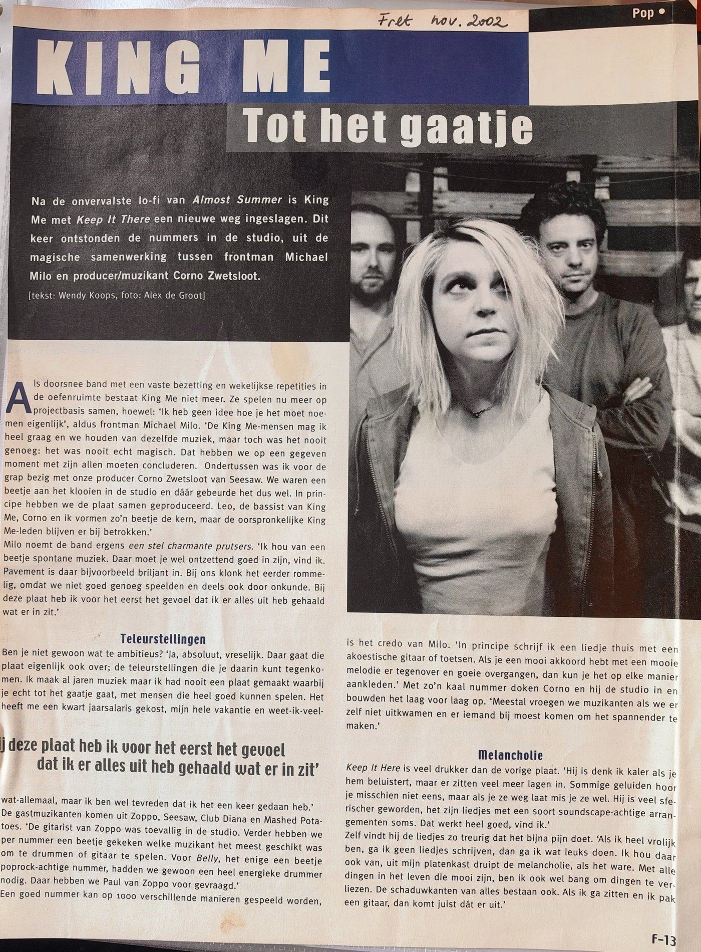 Knipsel: Tot het gaatje
